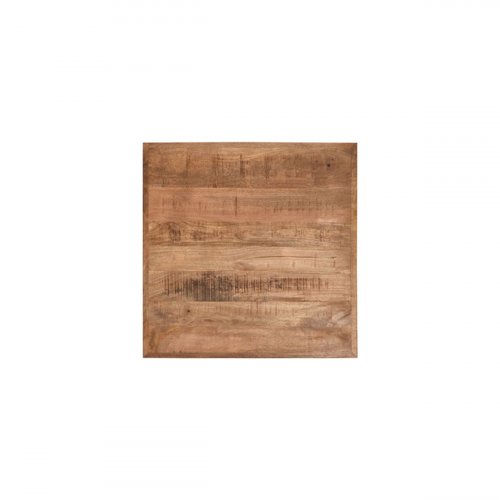 Restaurant Tischplatte 70x70 cm aus Mangoholz