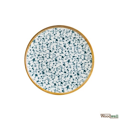 Bonna Calif white and blue with floral design 12 set 27 cm