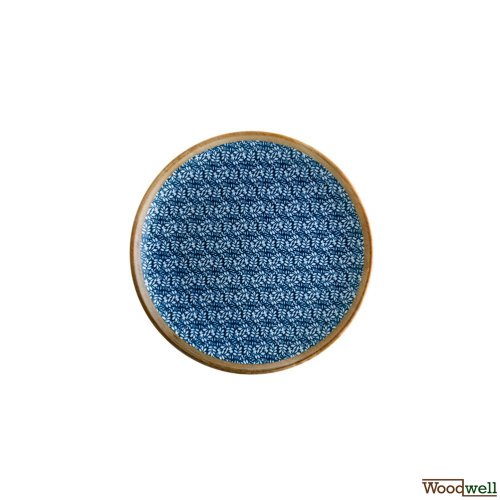 Bonna Calif white and blue with floral design 6 Set set 30 cm