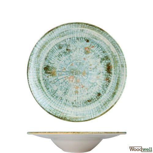 Bonna Odette Olive Pasta Plate 6 Set green 28cm-400cc