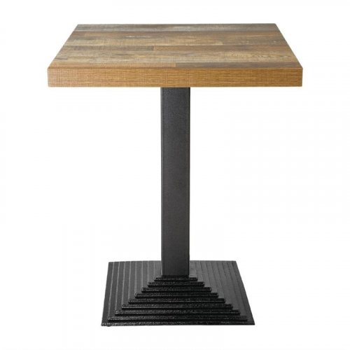 Quadratische Tischplatte " Bolero Urban Dark" 60x60 cm aus Melamin 4,8cm Stärke