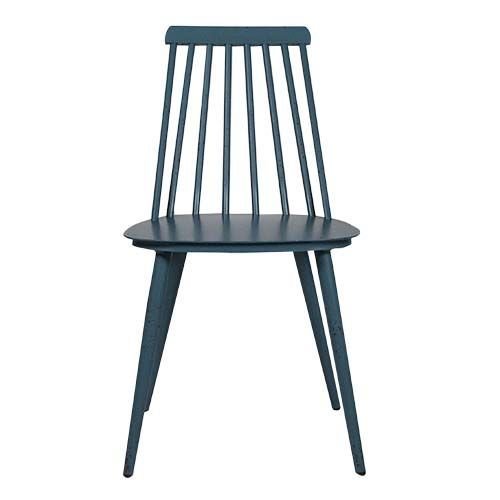 Aluminium Stuhl "Edson" in blau