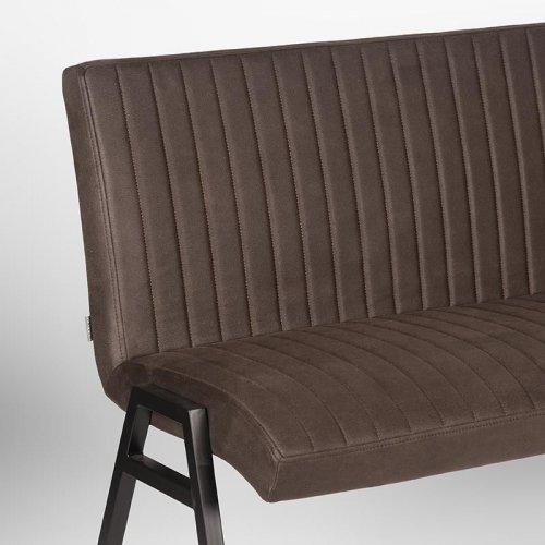 Πάγκος τραπεζαρίας Matz 175x62x86 cm ανθρακι
