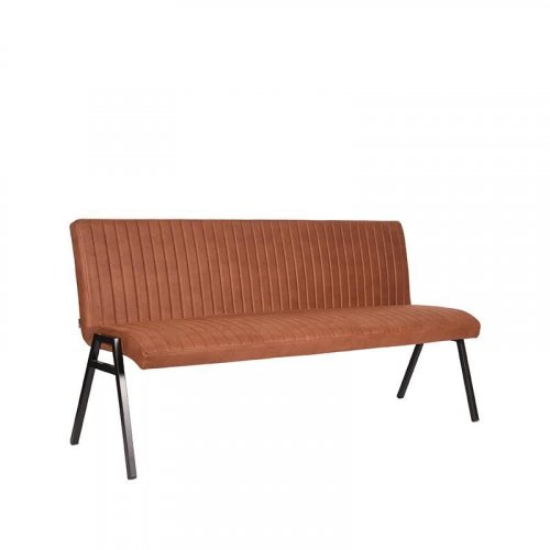 Πάγκος τραπεζαρίας Matz 175x62x86 cm cognac