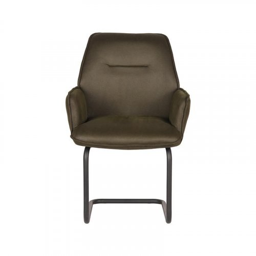 modern dining chair in army green 59x59x88 cm