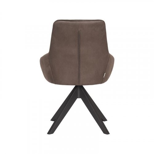 Esszimmerstuhl "Jace" in Anthrazit Farbe Mikrofaser 58x65x88 cm