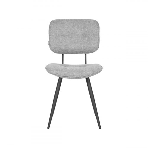 Esszimmerstuhl Lux 49x60x87 cm Zinkgewebe | Schwarzes Metall