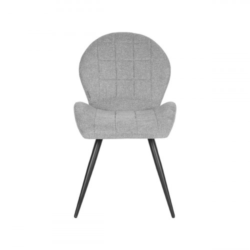 Esszimmerstuhl Sil 51x64x87 cm Zinkgewebe | Schwarzes Metall
