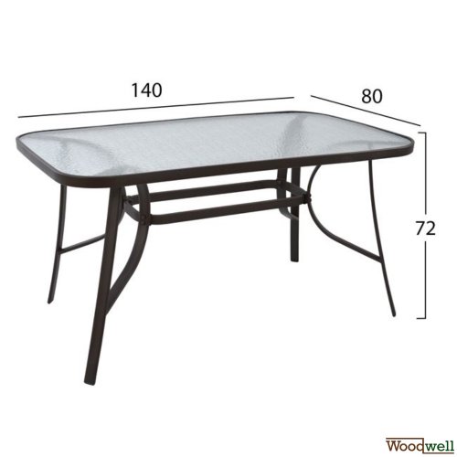 Dining table set 5 pieces 104x80cm | 4 armchairs in bamboo look
