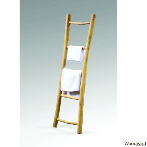 Terry cloth ladder made of teak