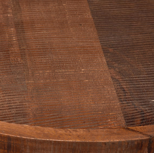 Handgemachter tisch aus akazienholz