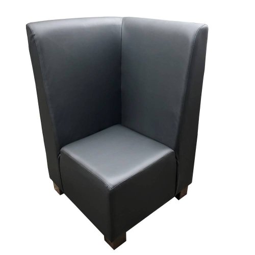 HIT Sitzecke in zeitlosem Design und Kunstlederbezug 900 mm