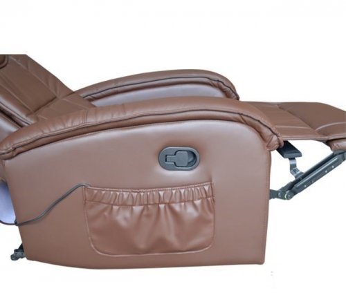 "Relax Me" sessel aus kunstleder mit massagefunktion in braun