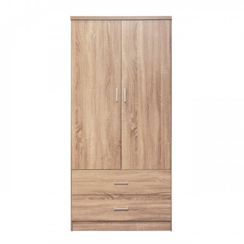 "Sonama" kleiderschrank mit zwei schubladen woodwell.de