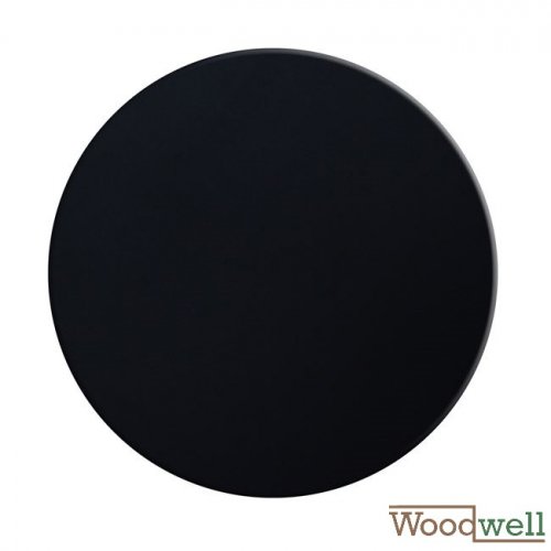 Werzalit tabletops buy cheap | Table top "Black" Ø 60 cm