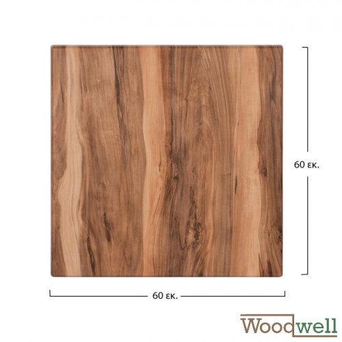 Werzalit Tischplatten günstig kaufen | Tischplatte "Indischer Sesami" 60x60 cm