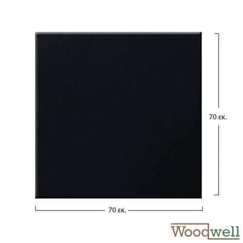Werzalit tabletops buy cheap | Table top "Black" 70x70 cm