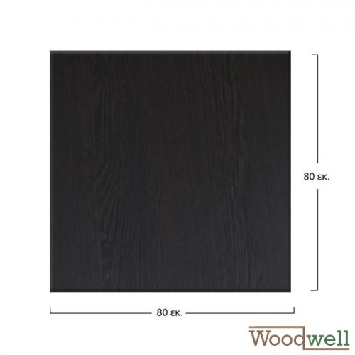 Werzalit Tischplatten günstig kaufen | Tischplatte "Wenge" 80x80 cm
