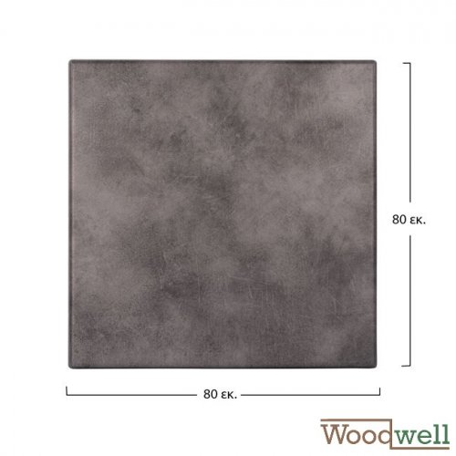 Werzalit Tischplatten günstig kaufen | Tischplatte "Zement" 80x80 cm