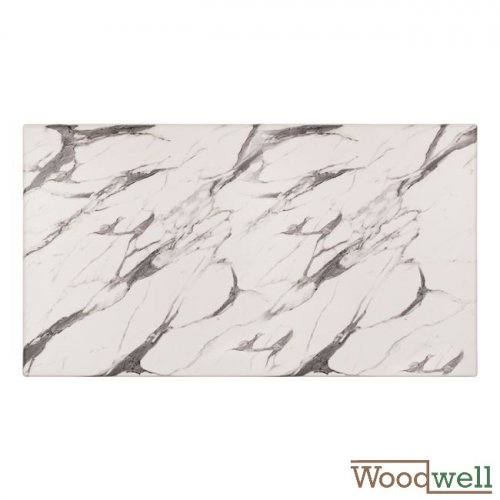 Werzalit Tischplatten günstig kaufen | Tischplatte "Weißer Marmor" 120x80 cm