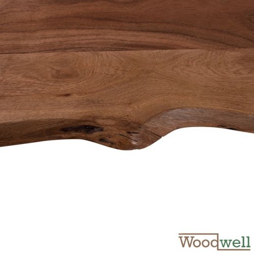 Tisch aus massivem Akazienholz 118x59,5x47 cm | Baumstamm Möbel