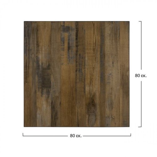 Melamin 32 mm Tischplatten günstig kaufen | Tischplatte in "Buche Alt" 80x80 cm