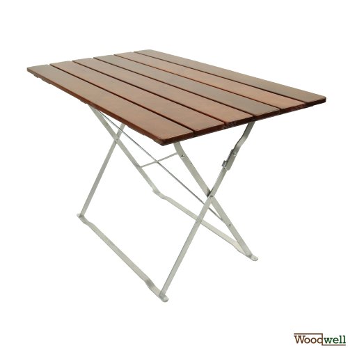 Klappbarer Biergarten-Tisch 120x80 Robinie in 4 Farbtönen