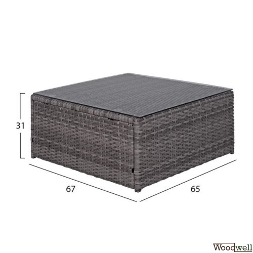 Complete living room corner 2 pieces metal frame with basket lining in gray tone and pillows in dark gray color