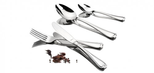 Dinner spoon large 204 mm made of chrome steel 18/10 (LAILA)