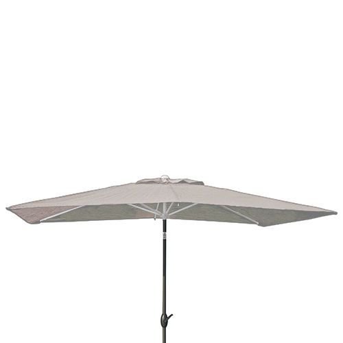 "Mambo" parasol made of aluminum and polyester in ecru - 300x200