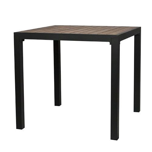 Outdoor Tisch "Marlon" aus Aluminium Anthrazit 80x80cm 75cm Höhe