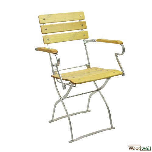 Folding beer garden armchair Kempten in 4 colors
