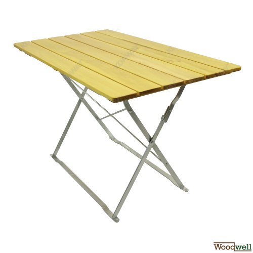 Klappbarer Biergarten-Tisch 120x80 Robinie in 4 Farbtönen