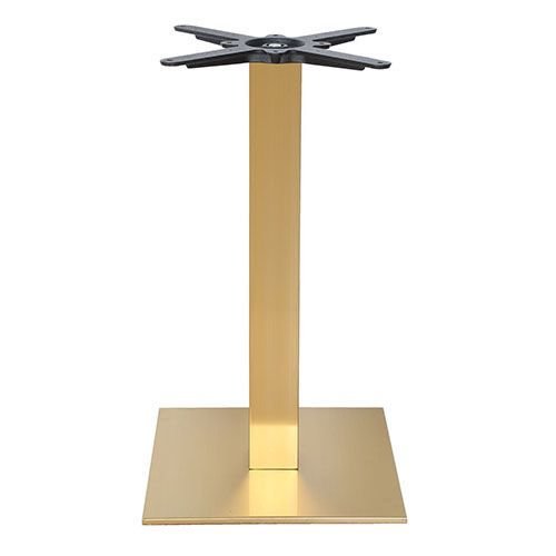 Tischuntergestell "Dayton" aus Stahl 72cm Höhe in Messing