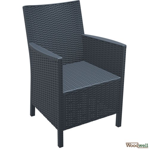 Outdoor-Sessel California in Grau