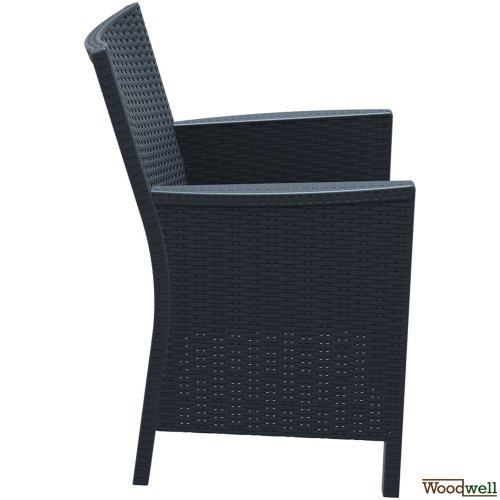 Outdoor-Sessel California in Grau