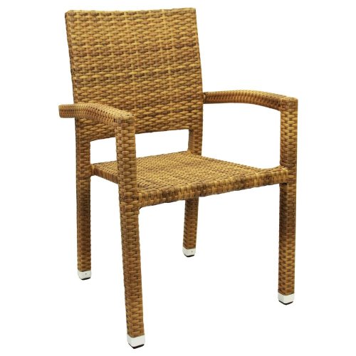 PORTO stacking armchair available in Tabaco