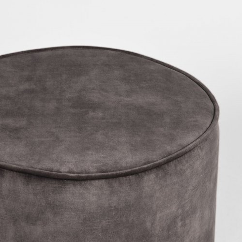 Hocker Tibo 55x55x40 cm Anthrazit Velours