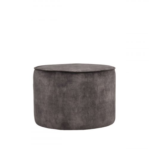 Hocker Tibo 55x55x40 cm Anthrazit Velours