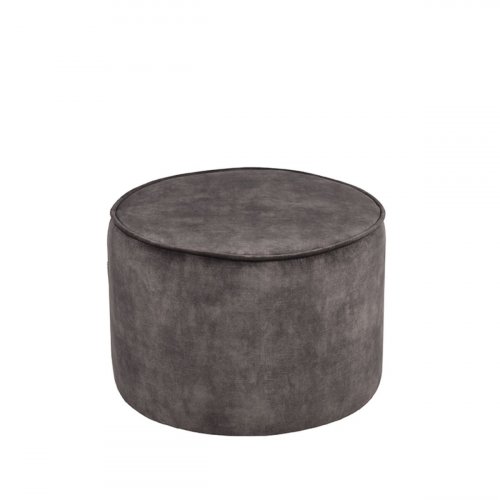 Hocker Tibo 55x55x40 cm Anthrazit Velours