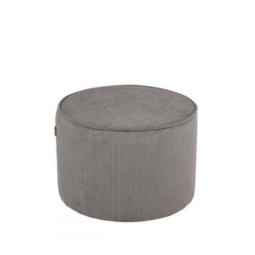 Hocker Tibo 55x55x40 cm Dunkelgraues Ribcord