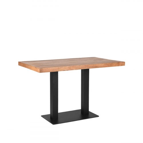 Τραπέζι εστιατορίου 120x70x78 cm σε ακατέργαστο ξύλο μάνγκο