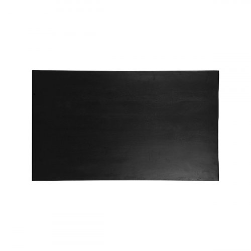 Restauranttisch 120x70x78 cm aus schwarzem Mangoholz