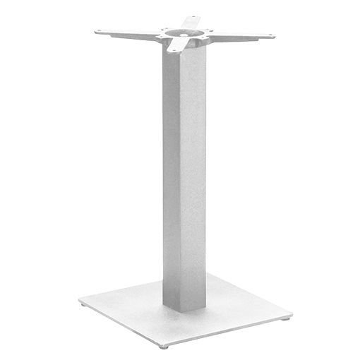Tischuntergestell "Rivas" aus Edelstahl 72cm Höhe in Weiß