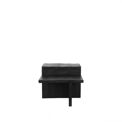 Coffee table "Skip" 90x50x42 cm from black mango wood