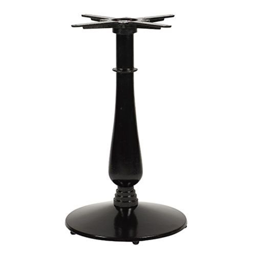 Επιτραπέζια βάση "Sienna" από steel ύψους 72cm σε μαύρο χρώμα