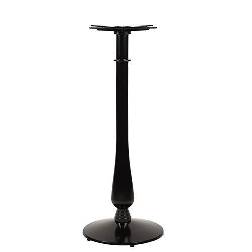 "Sienna" table base made of steel 110cm high in black