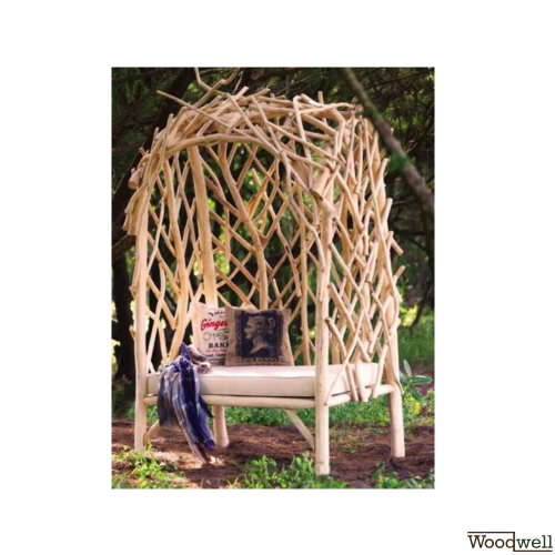 Sofa Nest aus exotischem Teakholz