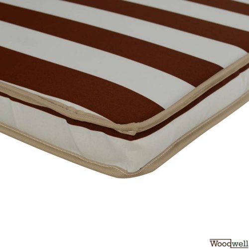 Fabric cushion with a 5 cm thick foam filling