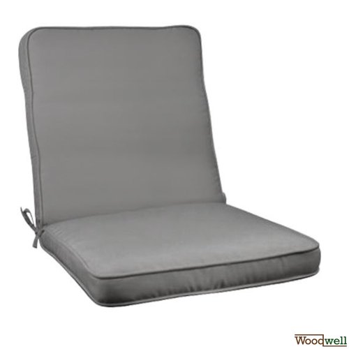 Chios chair cushion with gray polyester backrest